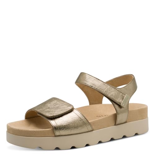 Tamaris Damen Klassische Ballerinas, Frauen Flats,Comfort Lining,TOUCHit-Fußbett,Slip-ons,klassisch elegant,Ballerinen,Bronce,42 EU von Tamaris