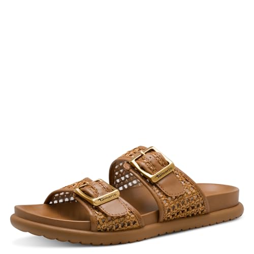 Tamaris Damen Klassische Ballerinas, Frauen Flats,Comfort Lining,TOUCHit-Fußbett,Slip-ons,klassisch elegant,Ballerinen,Cognac,42 EU von Tamaris