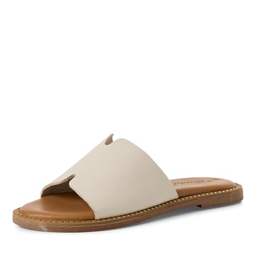 Tamaris Damen Klassische Ballerinas, Frauen Flats,Comfort Lining,TOUCHit-Fußbett,Slip-ons,klassisch elegant,Ballerinen,Ivory,40 EU von Tamaris