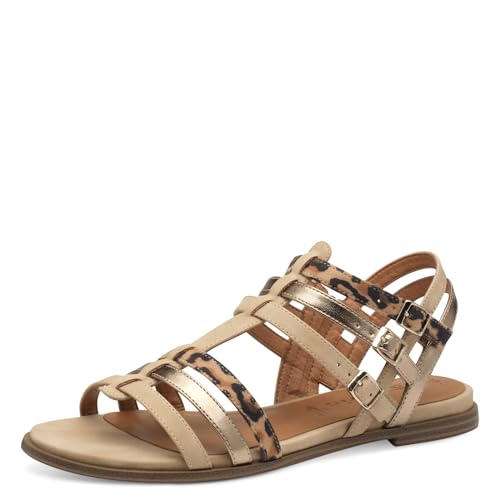 Tamaris Damen Klassische Ballerinas, Frauen Flats,Comfort Lining,TOUCHit-Fußbett,Slip-ons,klassisch elegant,Ballerinen,Leopard Comb,40 EU von Tamaris