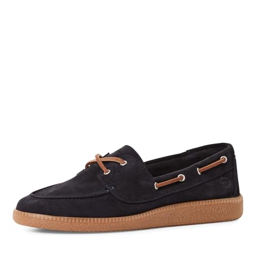 Tamaris Damen Klassische Ballerinas, Frauen Flats,Comfort Lining,TOUCHit-Fußbett,Slip-ons,klassisch elegant,Ballerinen,Navy,40 EU von Tamaris