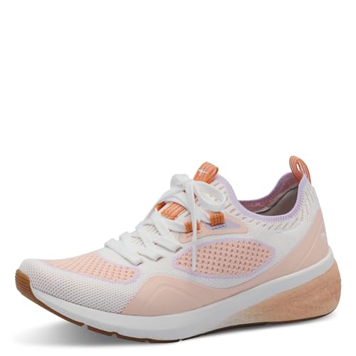 Tamaris Damen Klassische Ballerinas, Frauen Flats,Comfort Lining,TOUCHit-Fußbett,Slip-ons,klassisch elegant,Ballerinen,Peach Comb,38 EU von Tamaris