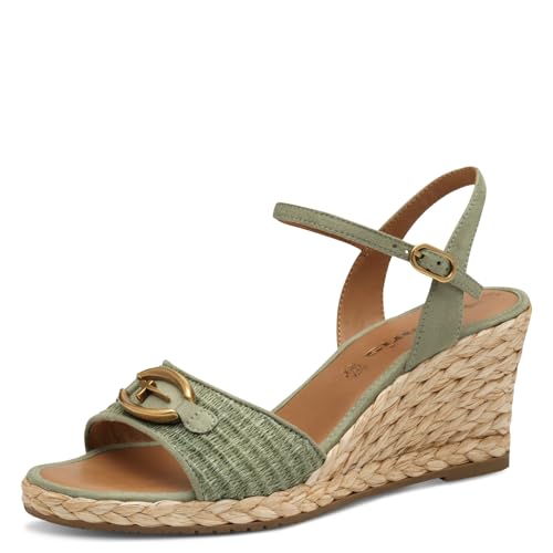 Tamaris Damen Klassische Ballerinas, Frauen Flats,Comfort Lining,TOUCHit-Fußbett,Slip-ons,klassisch elegant,Ballerinen,SAGE,38 EU von Tamaris