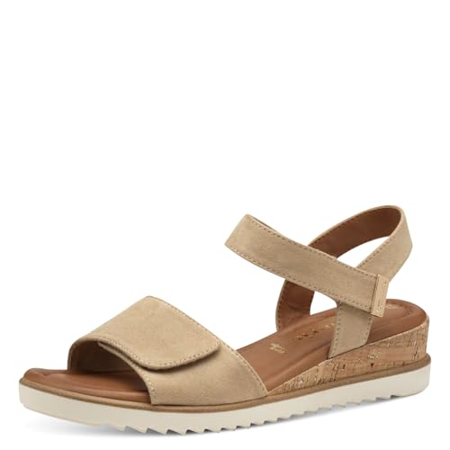 Tamaris Damen Klassische Ballerinas, Frauen Flats,Comfort Lining,TOUCHit-Fußbett,Slip-ons,klassisch elegant,Ballerinen,TAN,37 EU von Tamaris