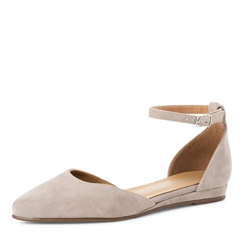 Tamaris Damen Klassische Ballerinas, Frauen Flats,Comfort Lining,TOUCHit-Fußbett,Slip-ons,klassisch elegant,Ballerinen,Taupe,38 EU Tamaris Damen Klassische Ballerinas, Frauen Flats,Comfort Lining,TOUCHit-Fußbett,Slip-ons,klassisch elegant,Ballerinen,Taupe,38 EU von Tamaris