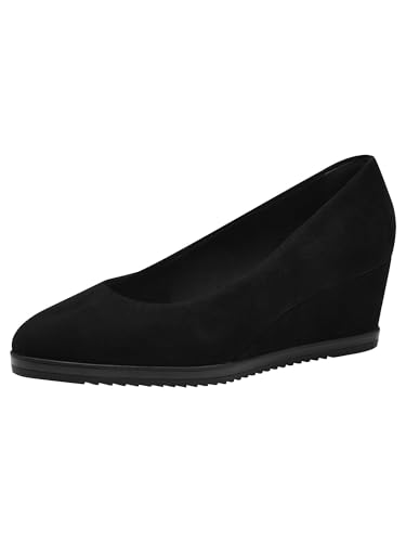 Tamaris Damen Klassische Ballerinas, Frauen Flats,TOUCHit-Fußbett,Slip-ons,klassisch elegant,Ballerinen,Pumps,Halbschuhe,Slipper,Black,39 EU von Tamaris