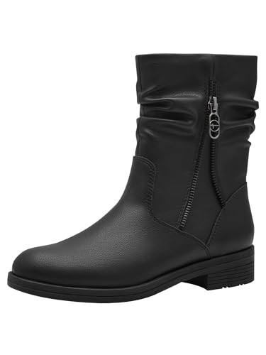 Tamaris Damen Klassische Ballerinas, Frauen Flats,TOUCHit-Fußbett,Slip-ons,klassisch elegant,Ballerinen,Pumps,Halbschuhe,Slipper,Black,40 EU von Tamaris