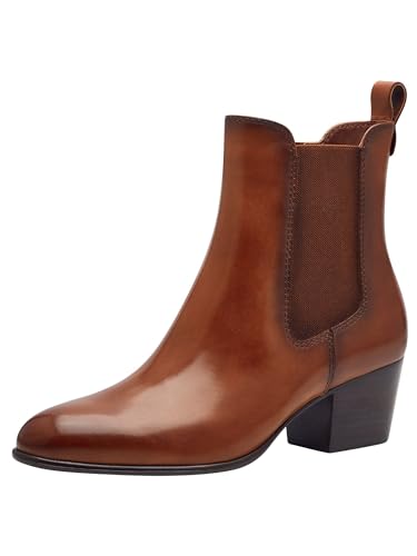 Tamaris Damen Klassische Ballerinas, Frauen Flats,TOUCHit-Fußbett,Slip-ons,klassisch elegant,Ballerinen,Pumps,Halbschuhe,Slipper,Cognac,37 EU von Tamaris