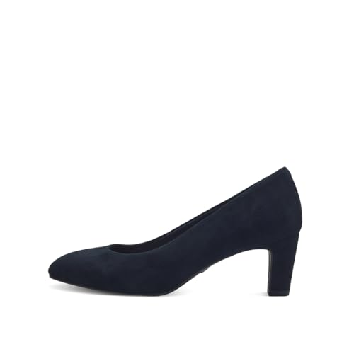 Tamaris Damen Klassische Pumps, Frauen Absatzschuhe,Absatzschuhe,high Heels,Heels,hochhackige Schuhe,stoeckelschuhe,Navy Suede,40 EU von Tamaris