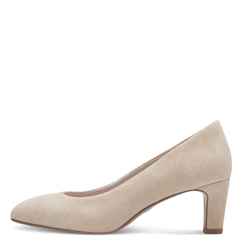 Tamaris Damen Klassische Pumps, Frauen Absatzschuhe,Absatzschuhe,high Heels,Heels,hochhackige Schuhe,stoeckelschuhe,Nude Suede,40 EU von Tamaris