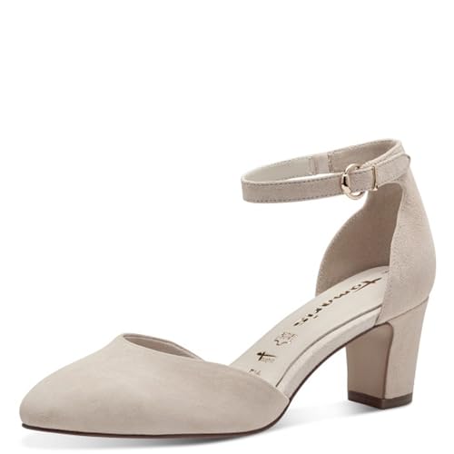 Tamaris Damen Klassische Pumps, Frauen Absatzschuhe,Court Shoes,stöckelschuhe,Absatzschuhe,high Heels,Heels,hochhackige Schuhe,Nude,39 EU von Tamaris