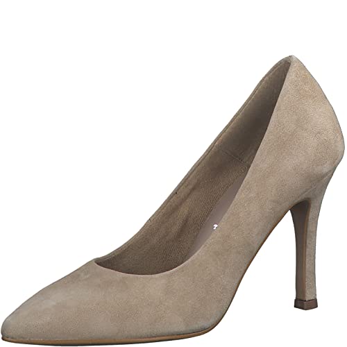 Tamaris Damen Klassische Pumps, Frauen Absatzschuhe,TOUCHit-Fußbett,stöckelschuhe,Absatzschuhe,high Heels,Heels,stoeckelschuhe,Taupe,36 EU von Tamaris