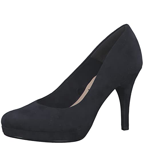 Tamaris Damen Klassische Pumps, Frauen Absatzschuhe,TOUCHit-Fußbett,stöckelschuhe,Absatzschuhe,high Heels,hochhackige Schuhe,Navy,40 EU von Tamaris