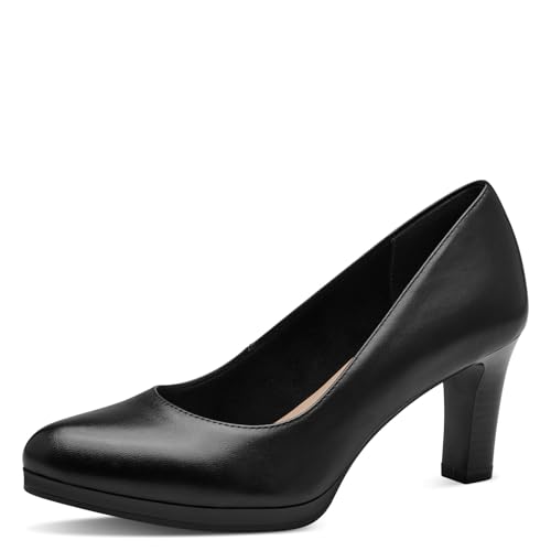 Tamaris Damen Klassische Ballerinas, Frauen Flats,TOUCHit-Fußbett,Slip-ons,klassisch elegant,Ballerinen,Pumps,Halbschuhe,Slipper,Black,39 EU von Tamaris