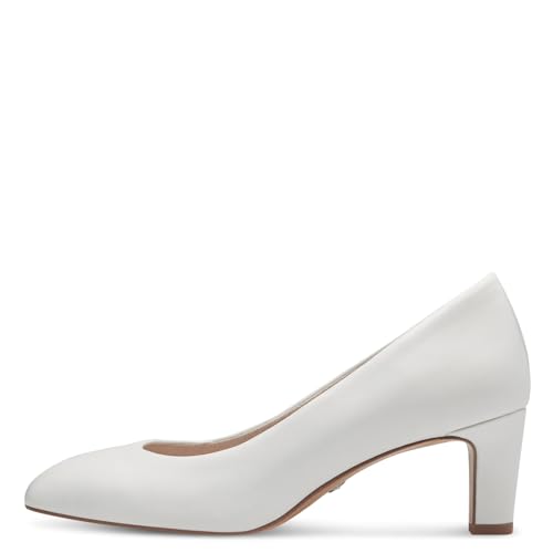 Tamaris Damen Klassische Pumps, Frauen Absatzschuhe,stoeckelschuhe,Abendschuhe,Court Shoes,stöckelschuhe,Absatzschuhe,high Heels,White,36 EU von Tamaris