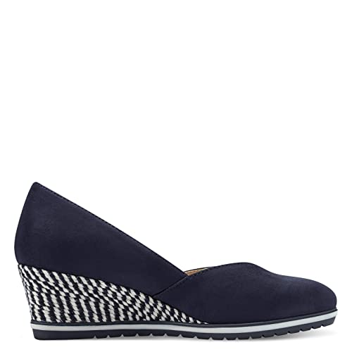 Tamaris Damen Klassische Pumps, Frauen Absatzschuhe,stöckelschuhe,Absatzschuhe,high Heels,Heels,hochhackige Schuhe,stoeckelschuhe,Navy,38 EU von Tamaris