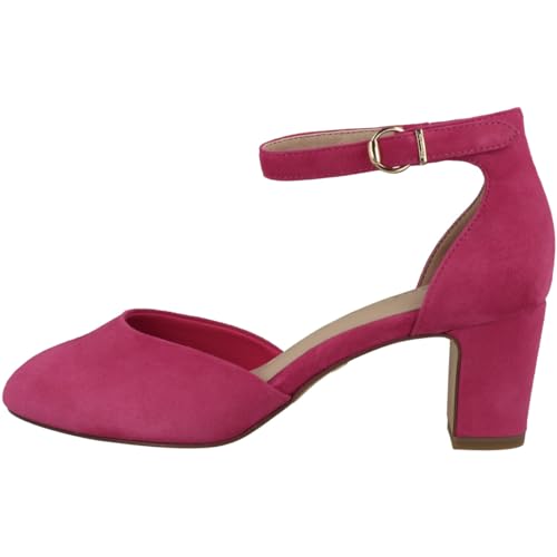 Tamaris Damen Klassische Pumps, Frauen Absatzschuhe,stoeckelschuhe,Ausgehschuhe,Abendschuhe,Court Shoes,stöckelschuhe,high Heels,Fuxia,39 EU von Tamaris