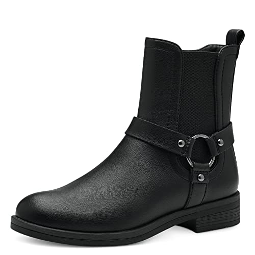 Tamaris Damen Klassische Stiefel, Frauen Stiefel,TOUCHit-Fußbett,Winterstiefel,Winterschuhe,uebergangsstiefel,uebergangsschuhe,Black,39 EU von Tamaris