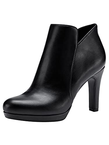 Tamaris Damen Klassische Stiefel, Frauen Stiefel,TOUCHit-Fußbett,lederstiefel,reißverschluss,Winterstiefel,Winterschuhe,Black MATT,38 EU von Tamaris