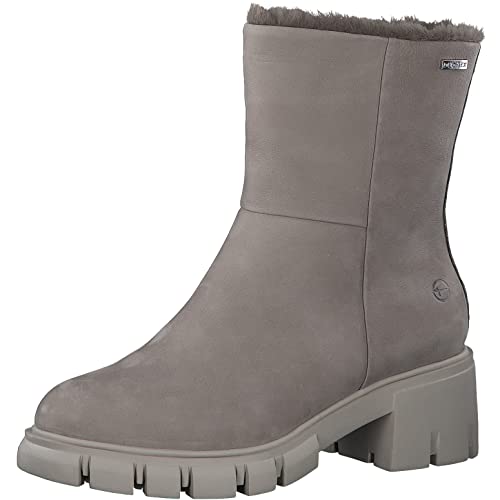 Tamaris Damen Klassische Stiefeletten, Frauen Stiefeletten,DUOtex,TOUCHit-Fußbett,wasserabweisend,warm gefüttert,Taupe,36 EU von Tamaris