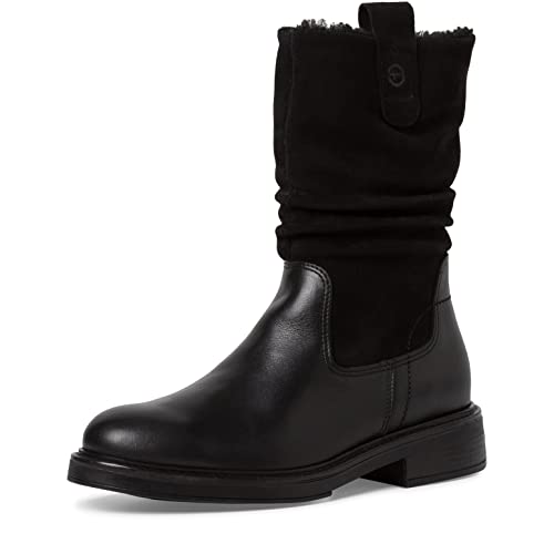 Tamaris Damen Klassische Stiefeletten, Frauen Stiefeletten,DUOtex,TOUCHit-Fußbett,wasserabweisend,warm gefüttert,Stiefel,Bootee,Black,37 EU von Tamaris