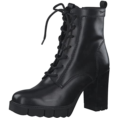 Tamaris Damen Klassische Stiefeletten, Frauen Stiefeletten,TOUCHit-Fußbett,Boots,Stiefel,Bootee,Booties,halbstiefel,Kurzstiefel,Black,38 EU von Tamaris