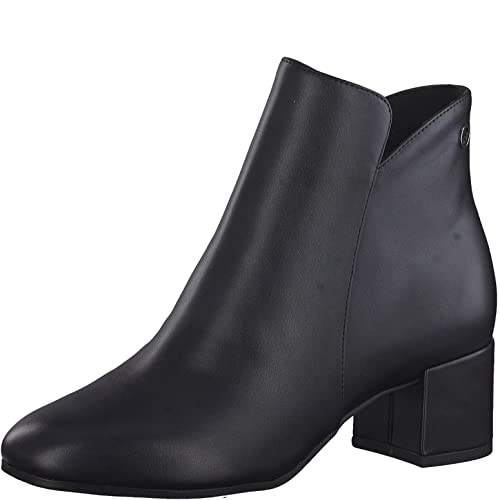 Tamaris Damen Klassische Stiefeletten, Frauen Stiefeletten,TOUCHit-Fußbett,hoher Absatz,Stiletto,Boots,Stiefel,Bootee,Black MATT,36 EU von Tamaris