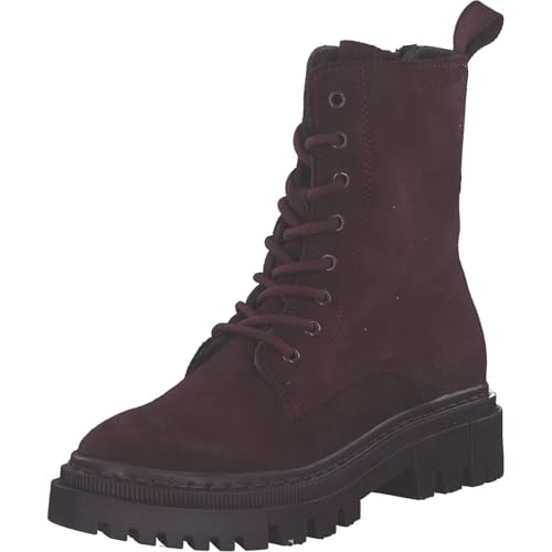 Tamaris Damen Stiefel Leder rot 41 von Tamaris