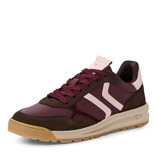 Tamaris Damen Schnürer Leder rot 40 von Tamaris