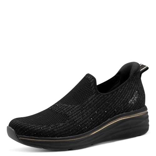 Tamaris Damen Slipper Vegan schwarz 41 von Tamaris