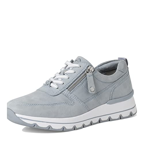 Tamaris Damen Low-Top Sneaker, Frauen Halbschuhe,Comfort Lining,schnürschuhe,schnürer,Plateausohle,Women's,Lady,Sky Pearl,39 EU / 5.5 UK von Tamaris