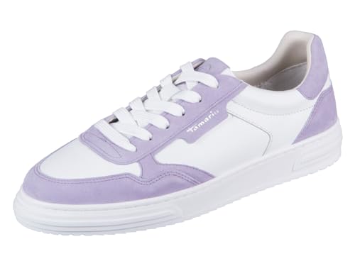 Tamaris Damen Low-Top Sneaker, Frauen Halbschuhe,Wechselfußbett,Freizeit,Halbschuhe,straßenschuhe,Strassenschuhe,Sportschuhe,Lavender,39 EU von Tamaris