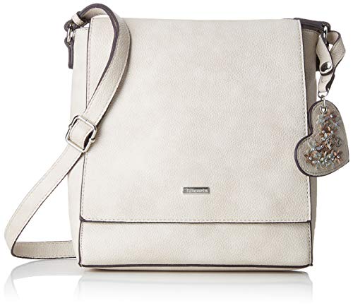 Tamaris Damen Milla Crossbody Bag M Umhängetasche Grau (Light Grey) von Tamaris