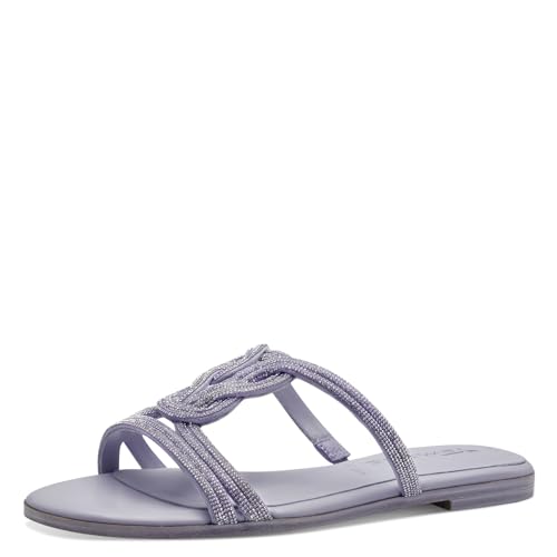 Tamaris Damen Mules Pantoletten Textil Sommer; LAVENDER/lila; 38 EU von Tamaris