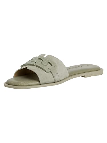 Tamaris Damen 1-1-27131-20 Flacher Slipper, Soft Sage Uni, 39 EU von Tamaris