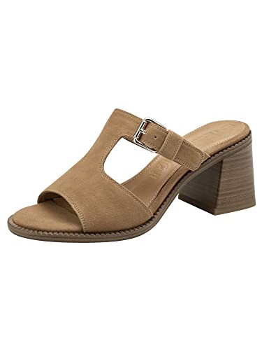 Tamaris Damen 1-1-27206-20 Slipper, Camel, 39 EU von Tamaris