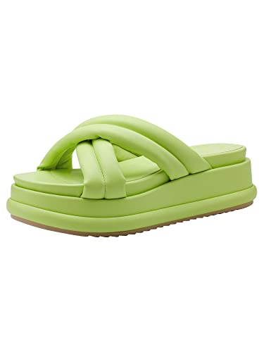 Tamaris Damen 1-1-27208-20 Slipper, lindgrün, 38 EU von Tamaris