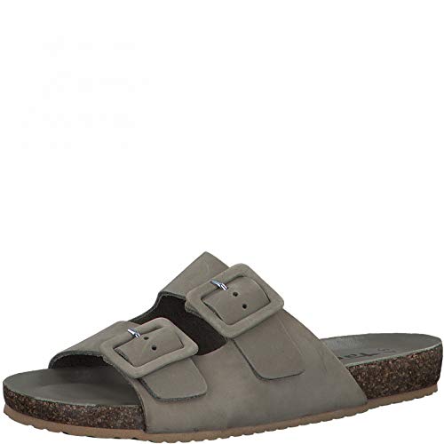 Tamaris Damen Pantoletten, Frauen Clogs,Ladies,Women's,Woman,Slipper,Slides,Sandalen,Sommerschuhe,Freizeitschuhe,Lady,LT. Olive Uni,38 EU / 5 UK von Tamaris