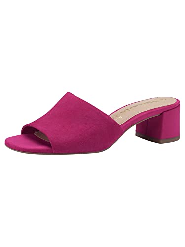 Tamaris Damen Pantoletten, Frauen Slipper,TOUCHit-Fußbett,Mules,Gartenschuhe,Sommerschuhe,sommerclogs,Sandalen,Freizeitschuhe,Fuxia,39 EU von Tamaris