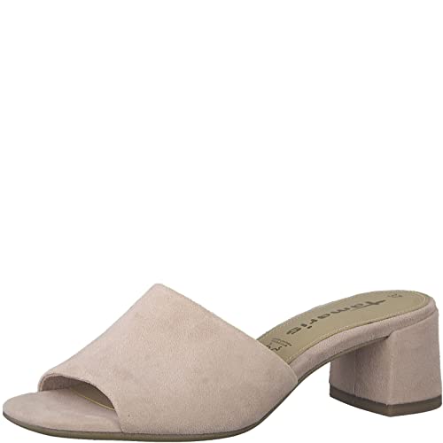 Tamaris Damen Pantoletten, Frauen Slipper,TOUCHit-Fußbett,Mules,Gartenschuhe,Sommerschuhe,sommerclogs,Sandalen,Freizeitschuhe,Powder,37 EU von Tamaris