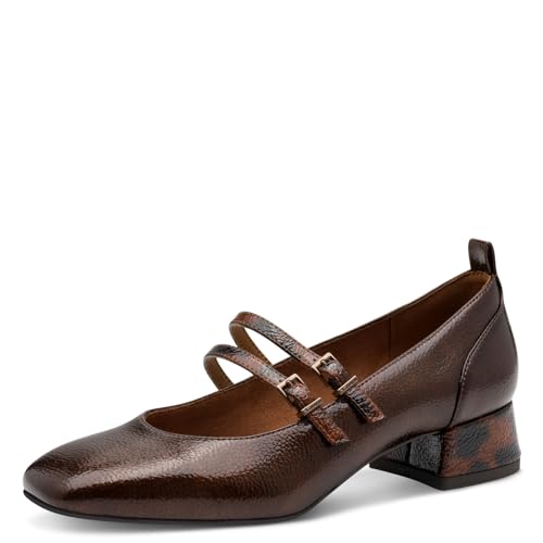 Tamaris Damen Pumps Vegan braun 36 von Tamaris