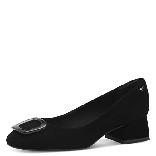 Tamaris Pumps Damen Blockabsatz schwarz,EU 38 von Tamaris
