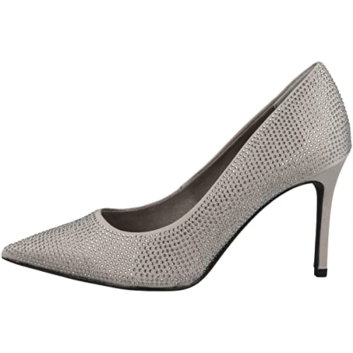 Tamaris Damen 1-1-22433-39 Pumps, Grey Glam, 40 EU von Tamaris