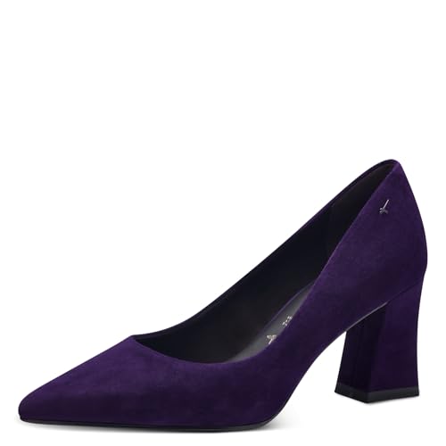 Tamaris Damen Pumps Leder Blockabsatz bequem; Purple, EU 36 Tamaris Damen Pumps Leder Blockabsatz bequem; Purple, EU 36 von Tamaris