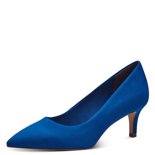 Tamaris Damen Pumps Textil Vegan Stilettoabsatz; ROYAL BLUE/blau; 37 von Tamaris