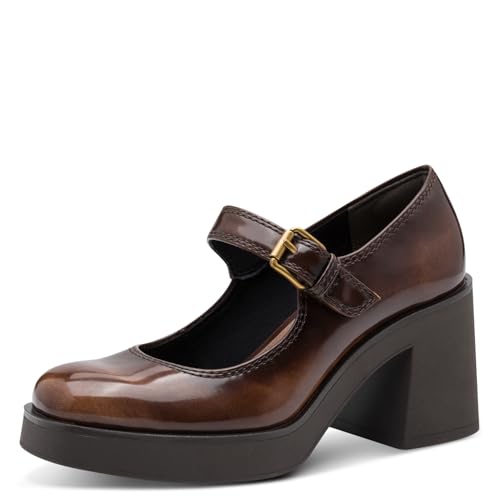 Tamaris Damen Pumps Vegan braun 41 von Tamaris