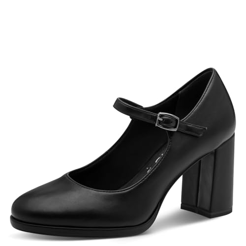 Tamaris Damen Pumps Vegan schwarz 41 von Tamaris