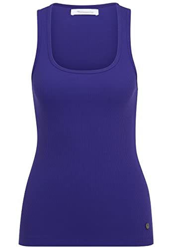 Tamaris Damen Racerback geripptes Tank AREZZO Blau L von Tamaris