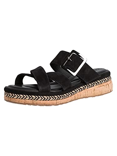 Tamaris Damen Riemchensandalen, Frauen Sandaletten,Comfort Lining,TOUCHit-Fußbett,Freizeitschuhe,offene Schuhe,Strandschuhe,Black,38 EU / 5 UK von Tamaris