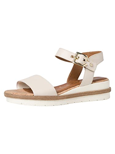 Tamaris Damen Riemchensandalen, Frauen Sandaletten,Comfort Lining,TOUCHit-Fußbett,Women's,Woman,Lady,Ladies,Sommerschuhe,Ivory,40 EU / 6.5 UK von Tamaris